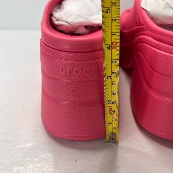 Crocs Siren Platform Clog Pink Barbie Chunky Women’s 11/Men's 9 NWT - Picture 6 of 11